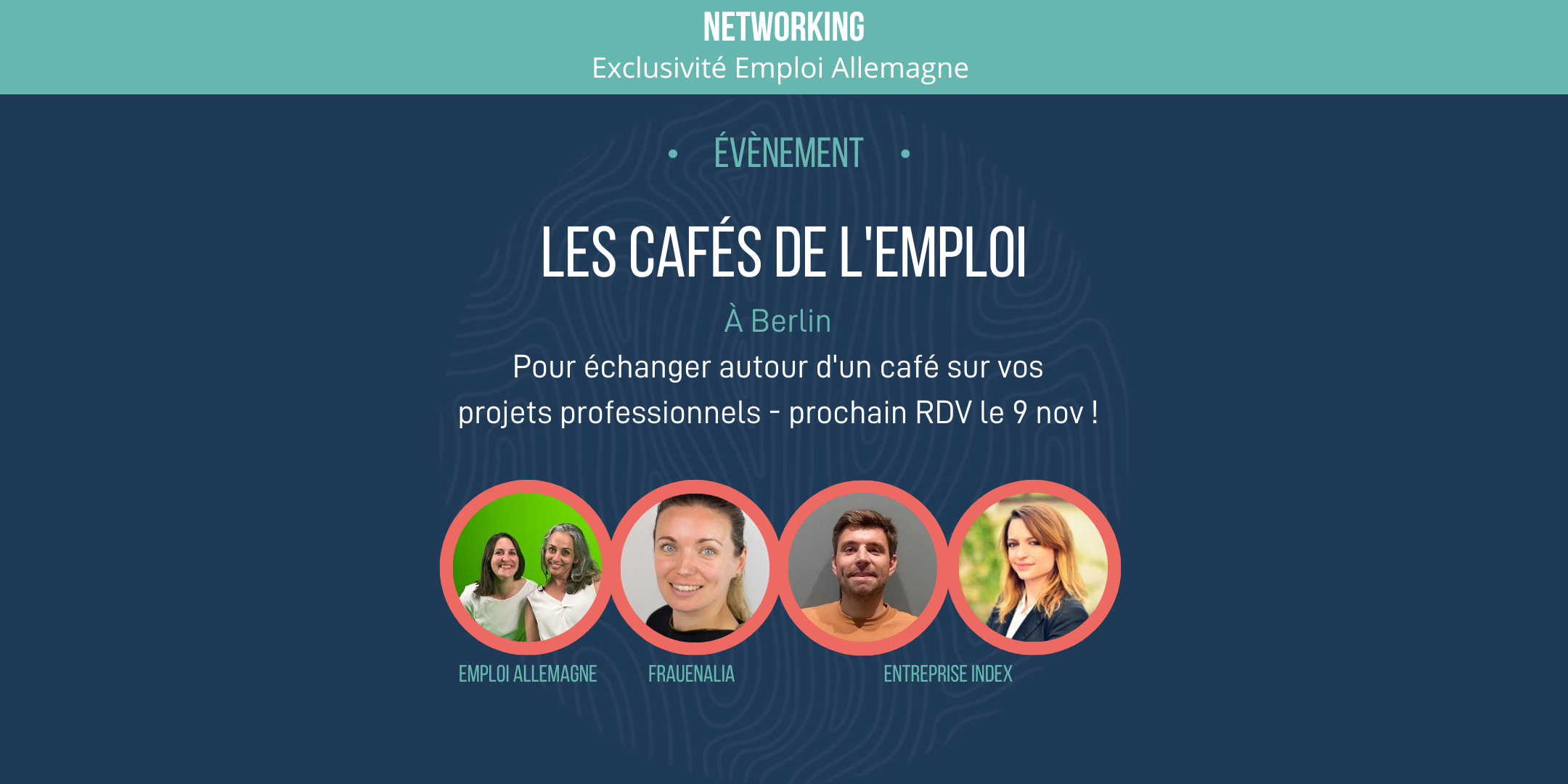 Café de l'emploi le 9 novembre à Berlin